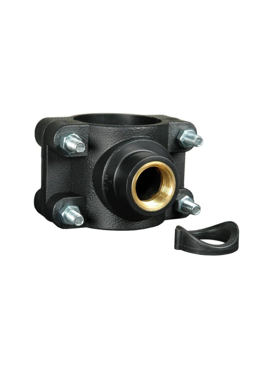 Седловой отвод с латунной резьбой