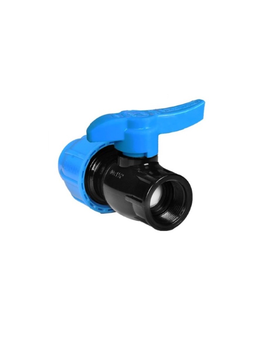 Кран шаровой ПНД с внутренней резьбой